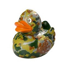 Camouflage badeend