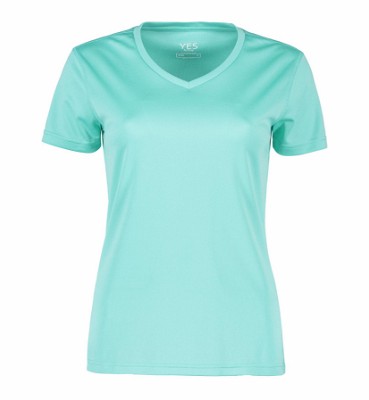 ID YES Active dames T-shirt donker mint groen