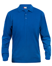 Basic kinder polo lange mouw