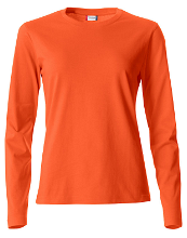 Basic dames T-shirt lange mouw