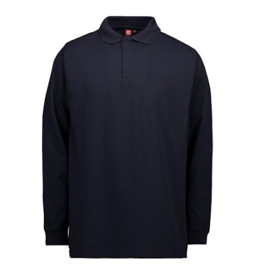 ID PRO Wear poloshirt met drukknopen navy