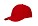 Classic brushed baseball cap rood