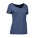 ID CORE dames T-shirt met V-hals blauw-melange