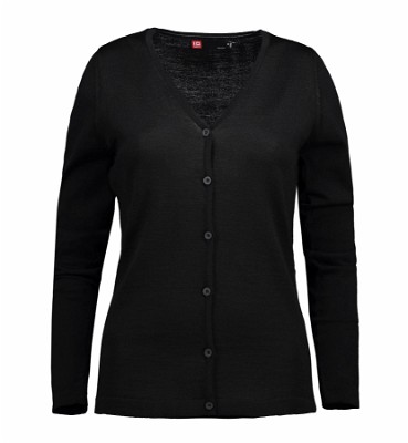 ID business dames cardigan vest zwart