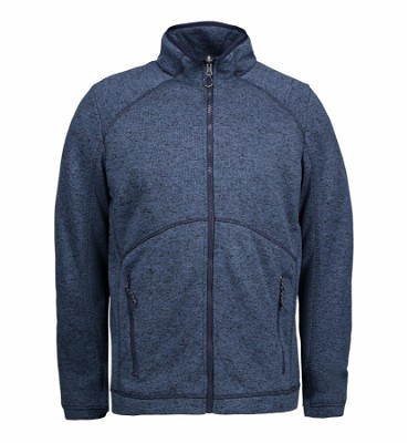 ID Zip'n'Mix fleece vest melange navy-melange