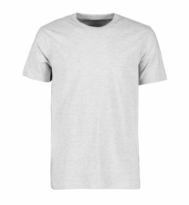 ID organic T-shirt met ronde hals lichtgrijs-melange