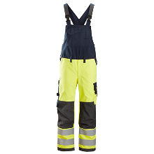 Snickers ProtecWork bib & brace high-vis klasse 2 6060