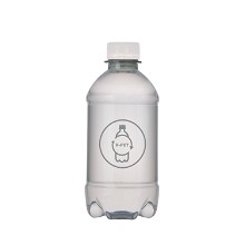 R-PET flesje water met platte dop 330 ml