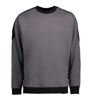 ID PRO Wear tweekleurig sweatshirt zilvergrijs