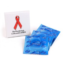 Full color envelop met 3 Manix condooms