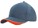 Heavy brushed cap met ingesprongen klep
