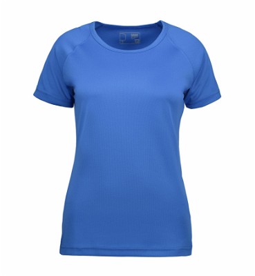 ID Game Active dames T-shirt azuurblauw