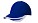 Heavy brushed cap met geborduurd detail koningsblauw/wit