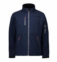 ID softshell jas met contrasterende rits 0872