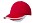 Heavy brushed cap met geborduurd detail rood/wit