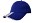 Heavy brushed cap met sandwich en contrasterende strepen koningsblauw/wit