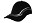 Heavy brushed cap met gebogen details zwart/wit/houtskool