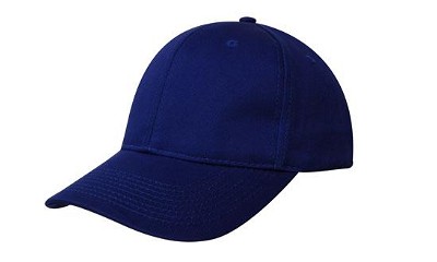 Luxe chino twill baseball cap koningsblauw