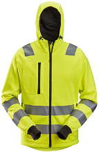 Snickers AllroundWork high-vis klasse 2/3 hoodie met rits 8039