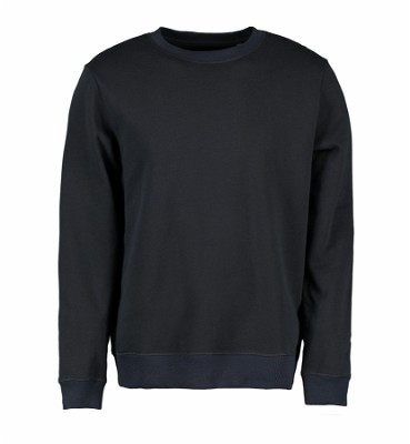 ID organic sweatshirt met ronde hals navy