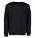 ID organic sweatshirt met ronde hals zwart