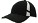 Heavy brushed cap met contrasterende sluiting en inkepingen zwart/wit