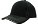 Heavy brushed cap met contrasterende stiksels en open lip sandwich zwart/wit