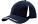 Heavy brushed cap met contrasterende inkepingen op de kroon navy/wit