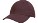Classic heavy brushed baseball cap kastanjebruin