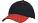 Classic heavy brushed baseball cap navy/rood