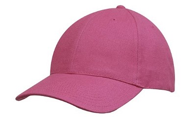Classic heavy brushed baseball cap roze