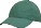 Classic heavy brushed baseball cap smaragdgroen