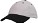 Classic heavy brushed baseball cap steengrijs/zwart