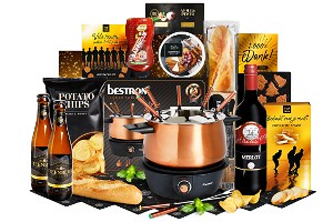 Luxe koperen fondue!