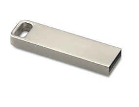 Aluminium usb stick rechthoekig