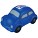 Stress auto blauw