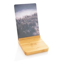 Bamboe oplader met fotolijst