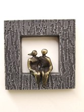 Bewondering voor elkaar (wanddecoratie)