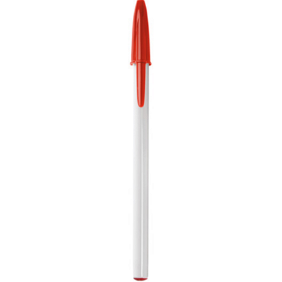 BIC Opaque wit rood