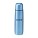 Dubbelwandige RVS thermosfles met dubbele schroefdop 500 ml blauw