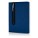 A5 hardcover PU notitieboek met stylus pen blauw