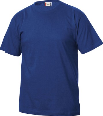 Basic kinder T-shirt blauw