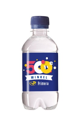 Flesje water met platte dop 330 ml