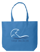 Grote non woven boodschappen en strandtas | 80 grams | 40 x 49 x 13 cm