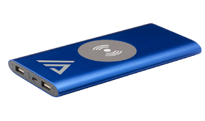 Aluminium draadloze powerbank 8.000 mAh