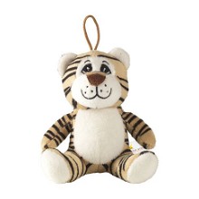 Tijger met ophanglus 13 cm