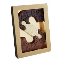 Puzzel chocoladeletter S 200 gram | UTZ gecertificeerd