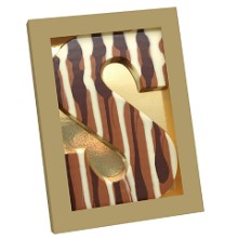 Marmer chocoladeletter 200 gram | UTZ gecertificeerd