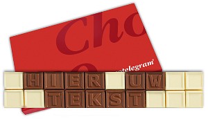 Chocotelegram 20 letters | Barry Callebaut chocolade | UTZ