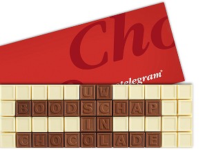 Chocotelegram 48 letters | Barry Callebaut chocolade | UTZ